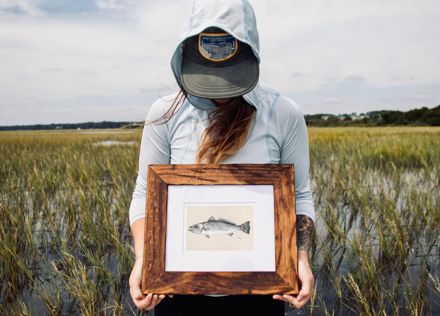speckled trout print