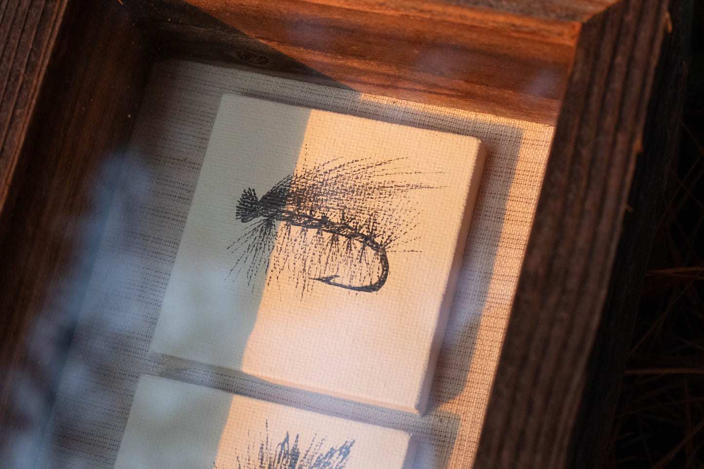 elk hair caddis & adams fly box 11/11 - original