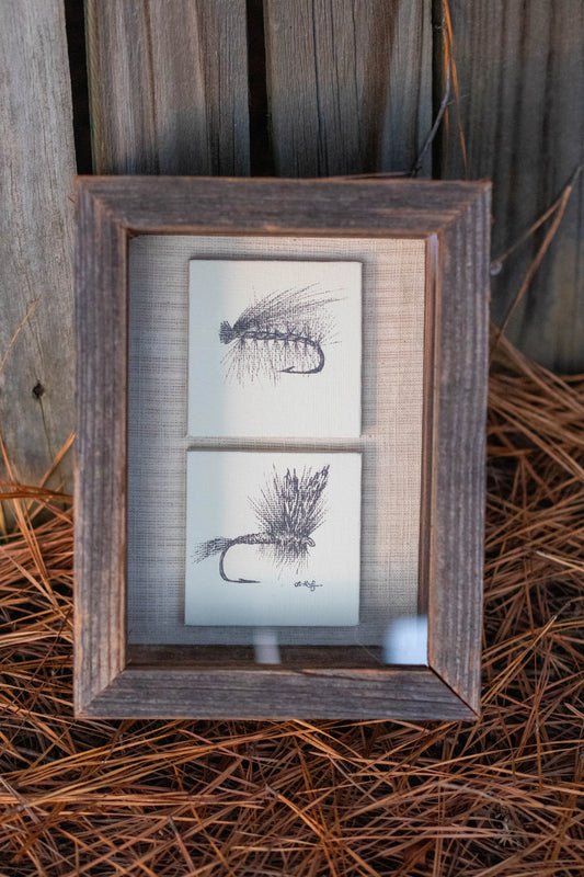 elk hair caddis & adams fly box 11/11 - original